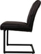 HSM Collection-Eetkamerstoel Texas-55x50x85-Espresso/Grijs-Leder/Metaal
