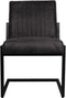 HSM Collection Eetkamerstoel Texas - yachtleder/metaal - graphite