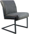 HSM Collection Eetkamerstoel Texas - yachtleder/metaal - graphite