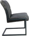 HSM Collection Eetkamerstoel Texas - yachtleder/metaal - graphite