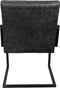 HSM Collection Eetkamerstoel Texas - yachtleder/metaal - graphite