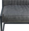 HSM Collection Eetkamerstoel Texas - yachtleder/metaal - graphite