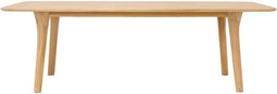 HSM Collection-Eetkamertafel Flow-200x100x75-Naturel-Teak