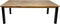 HSM Collection Eettafel Atlanta - 180x90 cm - rustiek oud teak/metaal