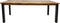 HSM Collection Eettafel Atlanta - 220x100 cm - rustiek oud teak/metaal