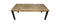 HSM Collection Eettafel Atlanta - 220x100 cm - rustiek oud teak/metaal