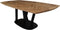 HSM Collection - Eettafel Fishbone Danish - 200x100x77 - Naturel/zwart - Eiken/metaal