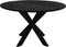 HSM Collection Eettafel Mozaiek Mango Zwart Ø100cm