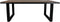 HSM Collection Eettafel Rechthoekig U-poot 240cm Walnoot Bruin Acaciahout/Metaal