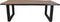 HSM Collection Eettafel Rechthoekig U-poot 240cm Walnoot Bruin Acaciahout/Metaal