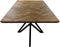 HSM Collection Eettafel Rechthoekig Visgraat 240cm Naturel/Zwart Eiken/Metaal