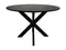 HSM Collection Eettafel rond marmer - ø120x76 - Zwart - Marmer/metaal