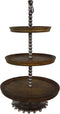 HSM Collection-Etagere -36x36x60-Naturel/Grijs-Mango/Metaal