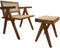 HSM Collection-Fauteuil Accent-58x60x79-Naturel-Teak