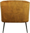 HSM Collection-Fauteuil Chester-72x71x80-Goud/Zwart-Stof/Metaal
