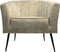 HSM Collection-Fauteuil Chester-72x71x80-Wit/Zwart-Stof/Metaal
