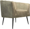HSM Collection-Fauteuil Chester-72x71x80-Wit/Zwart-Stof/Metaal