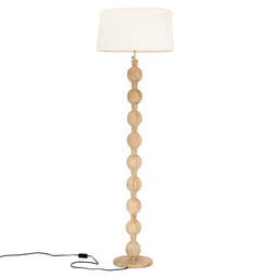 HSM Collection-Floor Lamp Breeze-Ø25,5x155-Natural-Teak
