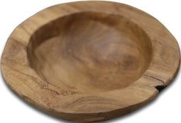 HSM Collection-Fruitschaal Small S/2-ø20-27x6-10-Naturel-Teak