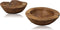 HSM Collection-Fruitschaal Small S/2-ø20-27x6-10-Naturel-Teak