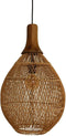HSM Collection-Hanglamp-34x34x58-Naturel-Rotan/Teak