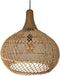 HSM Collection-Hanglamp-43x43x46-Naturel-Rotan/Teak