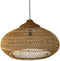 HSM Collection-Hanglamp-65x65x40-Naturel-Rotan/Teak