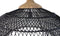 HSM Collection-Hanglamp-65x65x40-Zwart/Naturel-Rotan/Teak