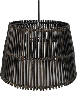 HSM Collection Hanglamp - ø33 cm - rotan - black wash