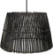 HSM Collection Hanglamp - ø33 cm - rotan - black wash