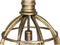 HSM Collection Hanglamp - ø40x50 - goud - metaal