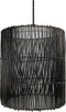 HSM Collection Hanglamp - ø50 cm - rotan - black wash