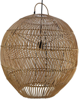 HSM Collection Hanglamp Rotan - ø55 - Naturel - Rotan/Metaal