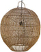 HSM Collection Hanglamp Rotan - ø55 - Naturel - Rotan/Metaal