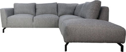 HSM Collection - Hoekbank Rechts 2.5-zits Stockton - 261x248x88 - Grijs
