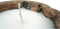 HSM Collection-Kaars Boomstam Klein-ø20x10-Naturel-Teak