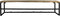 HSM Collection Kapstok - 100x22x22 - Naturel/zwart - Mangohout/ijzer