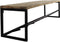 HSM Collection Kapstok - 100x22x22 - Naturel/zwart - Mangohout/ijzer