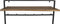 HSM Collection Kapstok - 100x30x80 - Naturel/zwart - Acaciahout/metaal
