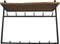 HSM Collection Kapstok - 100x30x80 - Naturel/zwart - Acaciahout/metaal