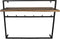 HSM Collection Kapstok - 100x30x80 - Naturel/zwart - Acaciahout/metaal