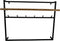 HSM Collection Kapstok - 100x30x80 - Naturel/zwart - Acaciahout/metaal
