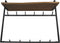 HSM Collection Kapstok - 100x30x80 - Naturel/zwart - Acaciahout/metaal