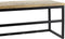 HSM Collection - Kapstok 80x25x25cm hout en metaal - naturel/zwart