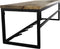 HSM Collection - Kapstok 80x25x25cm hout en metaal - naturel/zwart