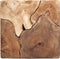 HSM Collection Kubus bijzettafel - 30x30 cm - teak - natural wax