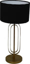 HSM Collection - Lampenkap Rond - ø32*20 - Zwart - Jute/ Wol