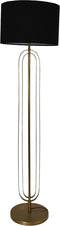 HSM Collection - Lampenkap Rond - ø42*28 - Zwart - Jute/ Wol