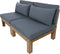 hsm collection loungeset aruba – 2delig – modulaire loungeset – naturel & grijs