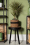HSM Collection Mandenset Malibu - Waterhyacint - zwart/naturel - set van 2